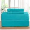 Luxurious Bed Sheets Set on Amazon! Elegant Comfort1500 Premier Wrinkle,Fade and Stain Resistant 4-Piece Bed Sheet Set, Deep Pocket, California King Turquoise view 1