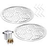 11-Inch Pressure Cooker Canner Rack (2-Pack) with Detachable Legs, Stainless Steel Pressure Canners for Canning Rack Compatible with Presto, All-American and More view 1