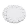 DECORA 8.5inch Round Paper Lace Doilies for Rustic Wedding Tableware Decoration Pack of 200 view 1