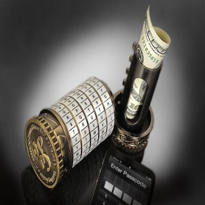 Retroworks Large Cryptex Bronze