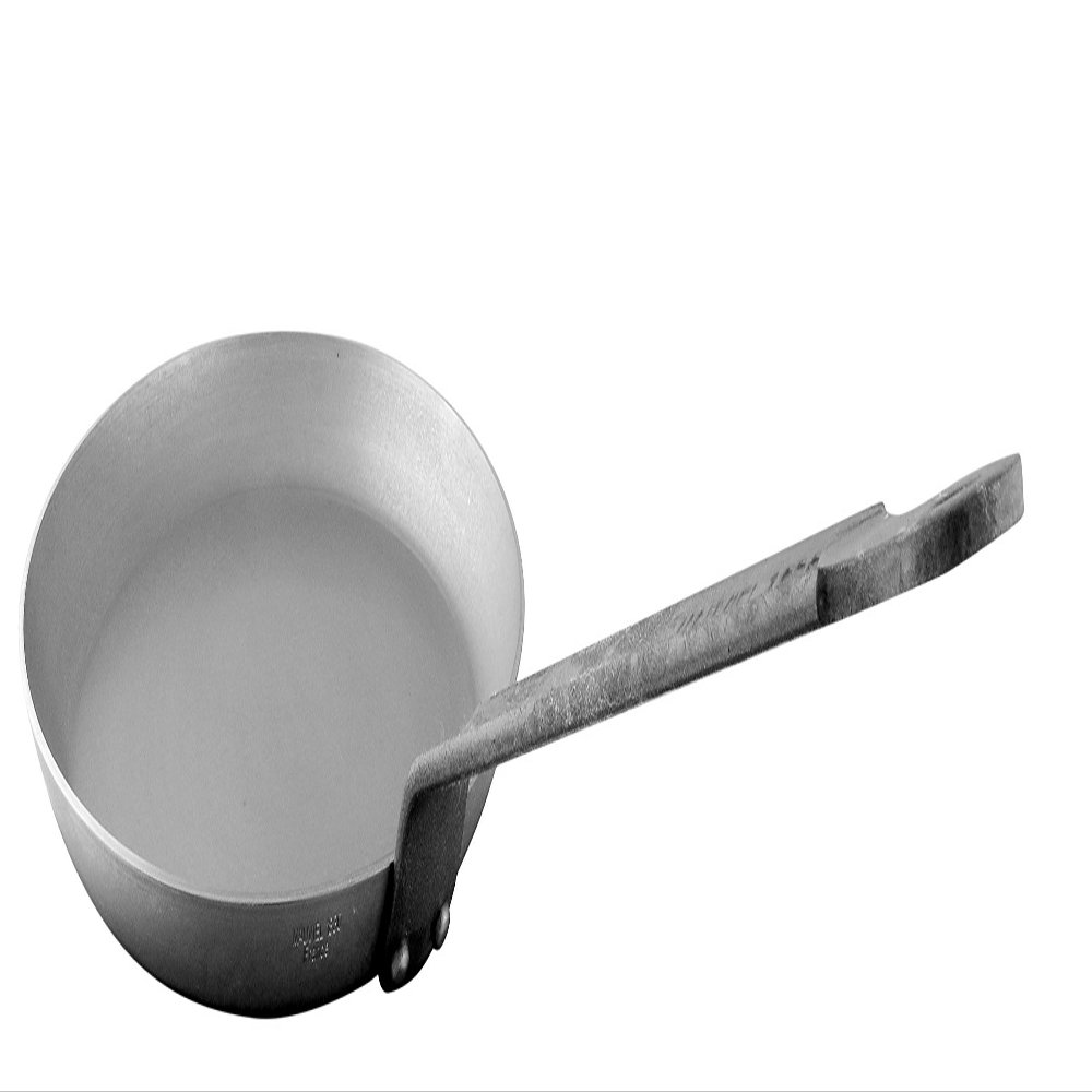 Mauviel M'Steel Black Carbon Natural Nonstick Crepe Pan With Iron Handle, 7.9-in, Suitable For All Cooking Surfaces, Made in France