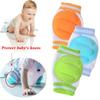 3 Pairs Baby Knee Pads for Crawling - Adjustable Breathable Waterproof Safety Protector, Elastic Knee Elbow Pads for Babies, Toddlers, Infants, Boys, Girls, Kids, Unisex (A) view 2