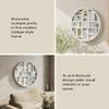 Umbra Luna Collage Picture Frame Holds Nine 4x6 Photos, Large 22-Inch Diameter, White view 4