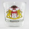 Hamburg Germany Coat Of Arms Shot Glass view 1