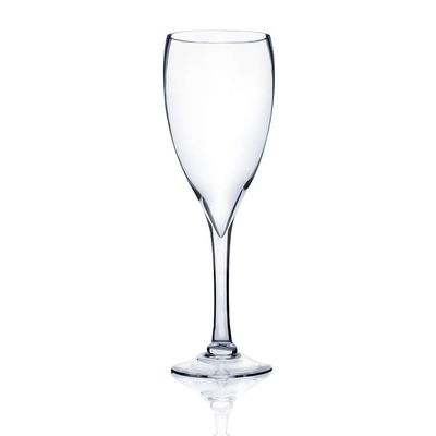 WGVI WGV Champagne Glass Vase, Width 5.5", Height 16", (Multiple Sizes Choices) Clear Stemmed Red Wine Planter Floral Container, Wedding Centerpiece, Event Home Decor, 1 Piece (VWV0616)
