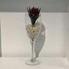 WGVI WGV Champagne Glass Vase, Width 5.5", Height 16", (Multiple Sizes Choices) Clear Stemmed Red Wine Planter Floral Container, Wedding Centerpiece, Event Home Decor, 1 Piece (VWV0616) view 4