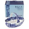 Spode Blue Italian Porcelain Handled Basket with Chip-Resistant Glaze - 6 Inch Decorative Serving Dish for Holiday Gift Giving, Hostess Presentation, Seasonal Table Accents view 3