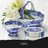 Spode Blue Italian Porcelain Handled Basket with Chip-Resistant Glaze - 6 Inch Decorative Serving Dish for Holiday Gift Giving, Hostess Presentation, Seasonal Table Accents view 4