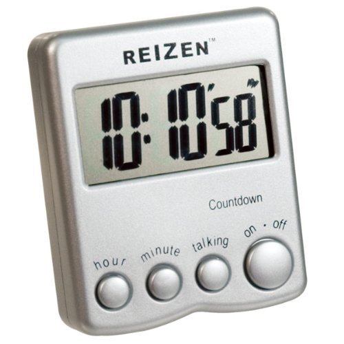 Talking Low Vision Count Down Timer - Silver