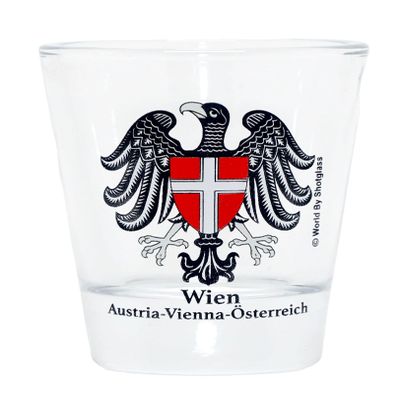 Vienna (Wien) Austria Coat Of Arms Shot Glass