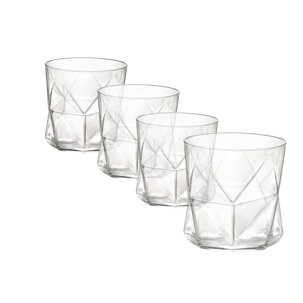 Bormioli Rocco - 234510GRB021990 Bormioli Rocco Cassiopea Rocks Glass, Clear, 11.25 oz Glassware Set