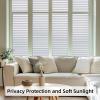DUOFIRE Window Film Window Privacy Film, Anti UV Removable Frosted Privacy Film, Static Cling Glass Film No Glue Window Sticker for Bathroom Bedroom Office (17.4 x 78.7 inch)Blinds Pattern view 4