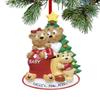 Expecting Family Pregnancy Christmas Ornament view 1