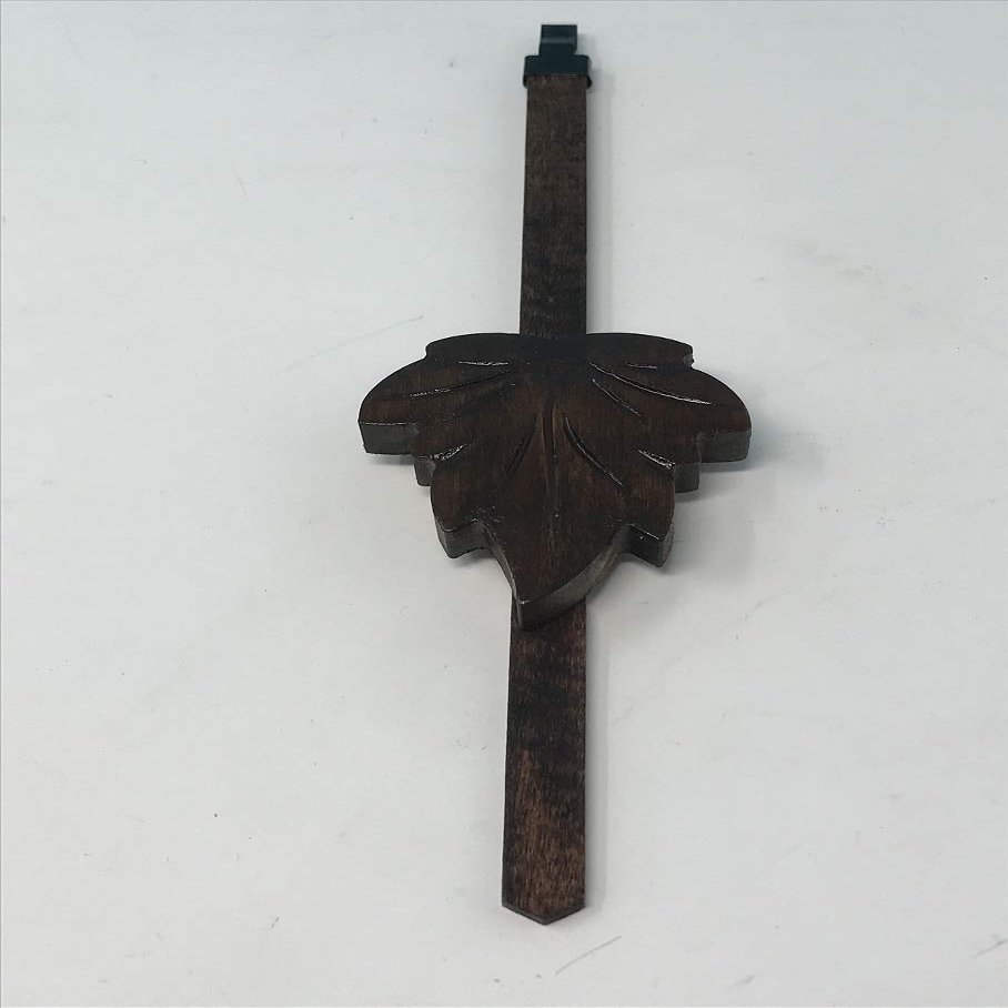 Cuckoo Clock Pendulum with 2" Maple Leaf