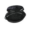 Granite Ware 15-Inch Covered Oval Roaster - Enamel Steel Basic Cookware, Nonstick & Chemical-Free, Dishwasher Safe - 10 Lb Capacity, Large Roasting Pan for Meats, Poultry, Vegetables (Speckled Black) view 2