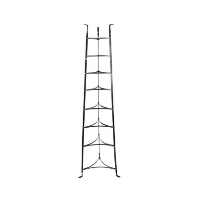 Enclume 8-Tier Cookware Stand, Free Standing Pot Rack, Hammered Steel ( Unassembled)
