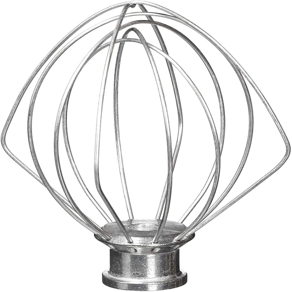 K45WW Wire Whip for KitchenAid Tilt-Head Mixer,6-Wire Whisk Attachment Replacement for K45SS, KSM110 4.5QT/5QT Tilt-Head Stand Mixer, Stainless Steel, Egg Heavy Cream Beater, Cakes Mayonnaise Whisk