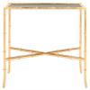SAFAVIEH Home Collection Chandler Accent Table, Gold Cross Base with Black Glass Top, Fully Assembled (FOX2513A) view 1