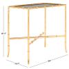 SAFAVIEH Home Collection Chandler Accent Table, Gold Cross Base with Black Glass Top, Fully Assembled (FOX2513A) view 3