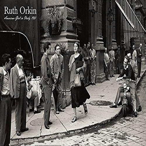 BUY ART FOR LESS Officially Licensed An American Girl in Italy 1951 by Ruth Orkin 36x 24 Inch Art Poster - Decorative Print - Poster Paper - Ready to Frame