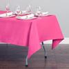 LinenTablecloth 60 x 102-Inch Rectangular Polyester Tablecloth Fuchsia view 2