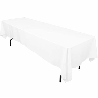 LTC LINENS 60126-010101 Tablecloth, 60 x 126 in, White