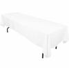 LTC LINENS 60126-010101 Tablecloth, 60 x 126 in, White view 1