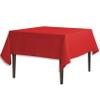 LinenTablecloth 70-Inch Square Polyester Tablecloth Red view 1