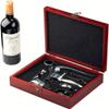 Wine Opener Set,Wine Bottle Opener Including Foil Cutter, Bottle Stopper Pourer and Extra Spiral,Wine Corkscrew Set,Gift box Opener Kit. view 1