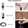 Wine Opener Set,Wine Bottle Opener Including Foil Cutter, Bottle Stopper Pourer and Extra Spiral,Wine Corkscrew Set,Gift box Opener Kit. view 4