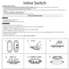 B&P Lamp On/Off, Push Button Floor Switch (Black) view 4