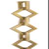 B&P Lamp Unfinish Brass, Large Gothic Style Chain, Ft. view 2