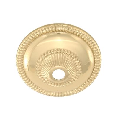B&P Lamp Stamped Brass Bobesche, 2 3/4" Dia.