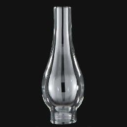 B&P Lamp 1 5/8 Inch by 8 1/2 Inch Clear Glass Lamp Chimney for Vintage and Antique Style Lighting