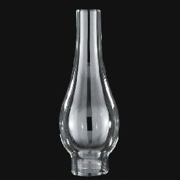 B&P Lamp 1 5/8 Inch by 8 1/2 Inch Clear Glass Lamp Chimney for Vintage and Antique Style Lighting