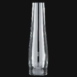 B&P Lamp 2 5/8 Inch by 13 Inch Clear Glass Chimney for Vintage and Antique Style Globes