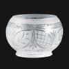 B&P Lamp 5" Lip Fit, Satin Shade, Victorian Cut view 1