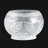 B&P Lamp 5" Lip Fit, Satin Shade, Victorian Cut view 2
