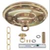 B&P Lamp Unfinished Brass Canopy Kit, 5 1/4" Diameter view 1