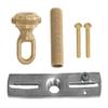 B&P Lamp Heavy, Antique Style Cast Brass Canopy Kit, 5 1/2" Diameter view 4