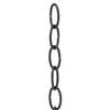 B&P Lamp Steel Decorative Chain W/White Finish, 3 Ft. Length view 2