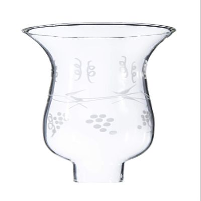 B&P Lamp 1 5/8" X 8 1/4" Cut "Grapes" Hurricane Shade