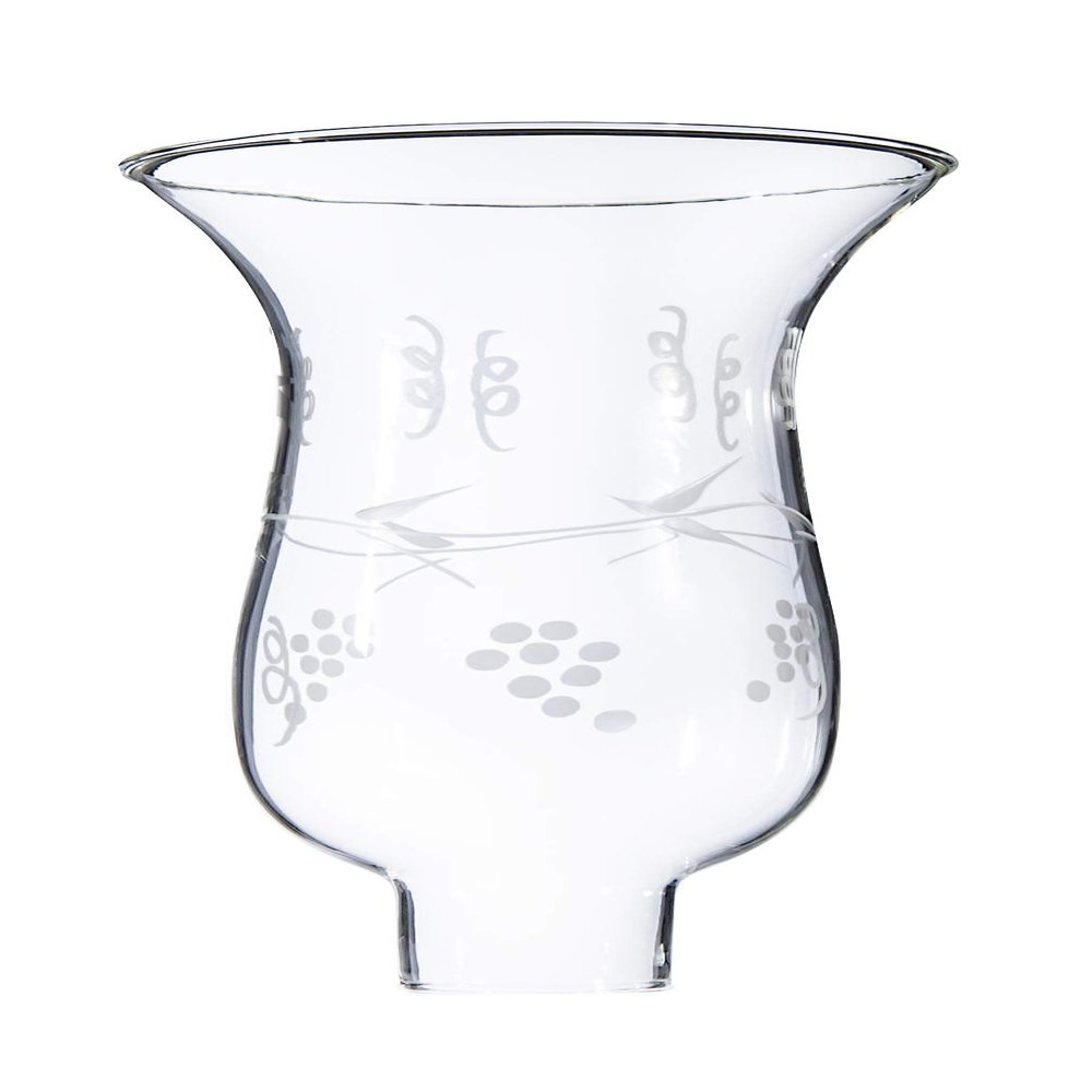 B&P Lamp 1 5/8" X 8 1/4" Cut "Grapes" Hurricane Shade
