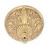 B&P Lamp Victorian Cast Brass Canopy, 5 1/2" Dia., Polished & Lacq. view 2