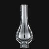 B&P Lamp 1 1/2 Inch by 8 Inch Wiena Bulge Style Clear Glass Lamp Chimney for Vintage and Antique Style Globes view 3