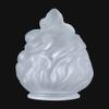 B&P Lamp 3 1/4" Fitter Satin Crystal Stalactite Pendant Shade, 4 5/8" Overall Diameter view 3