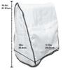 Univen Cloth Mixer Cover fits KitchenAid Mixers White view 4