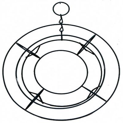 15" Wire Living Wreath Form