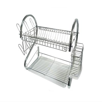 Better Chef DR-16, 16-Inch, Chrome Plated, S-Shaped, Rust-Resistant, 2-Tier Dishrack