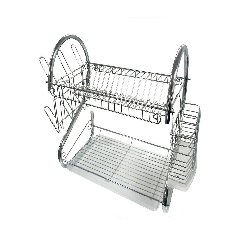 Better Chef DR-16, 16-Inch, Chrome Plated, S-Shaped, Rust-Resistant, 2-Tier Dishrack